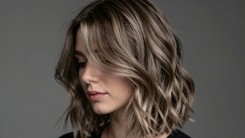 cool muted hair elegance