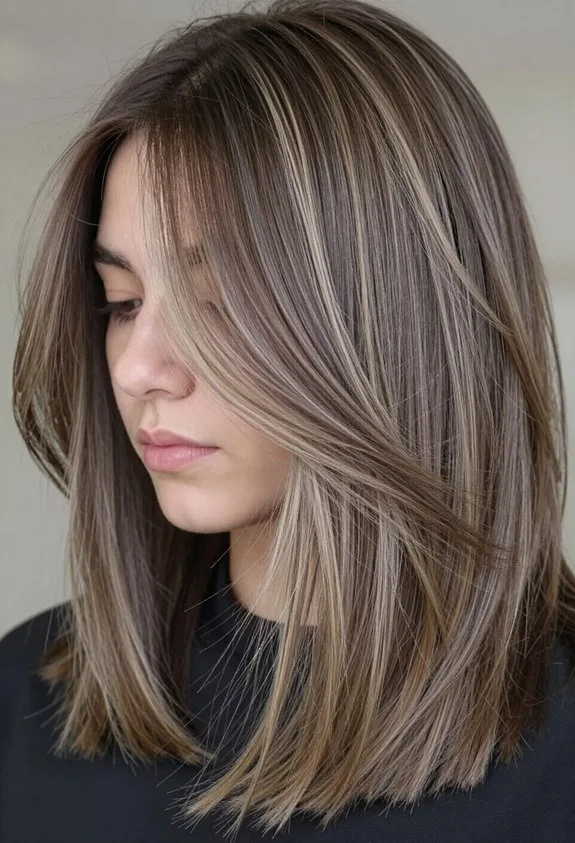 cool toned ash blonde highlights