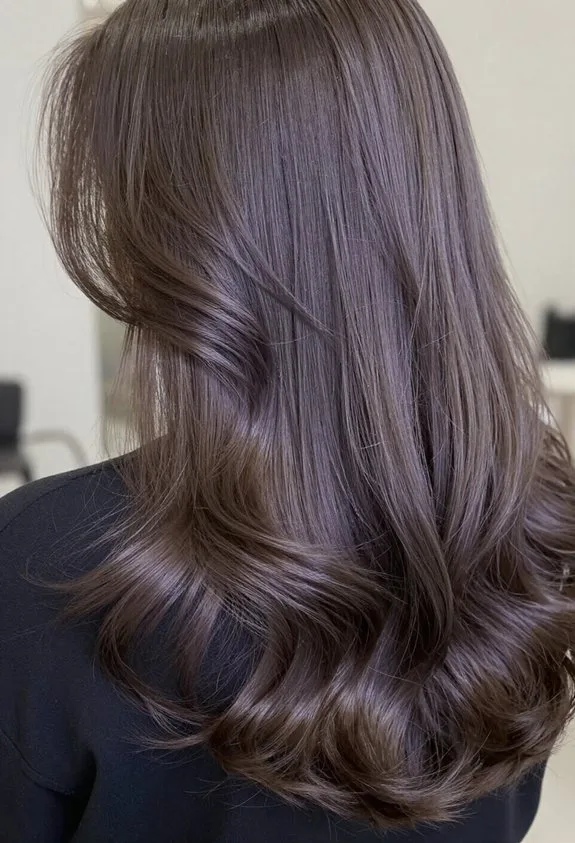 cool toned ash brown elegance