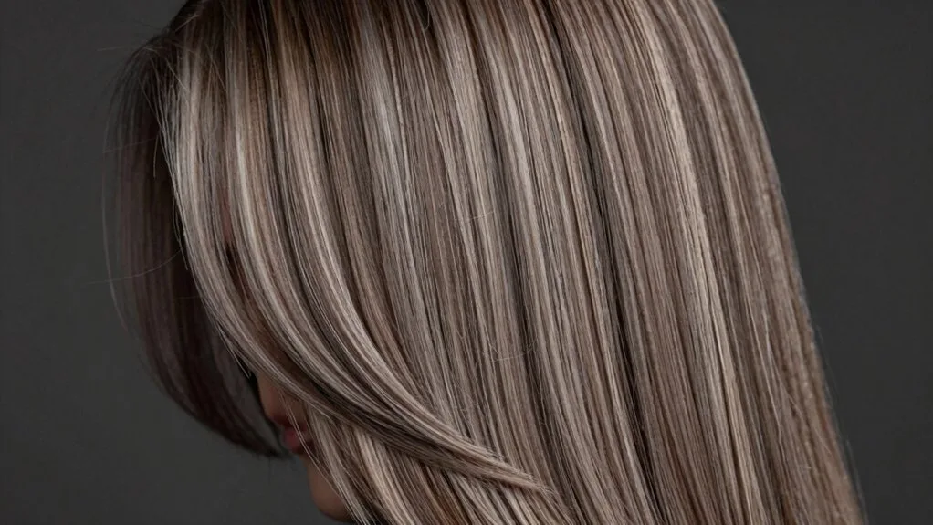 cool toned ash brown elegance