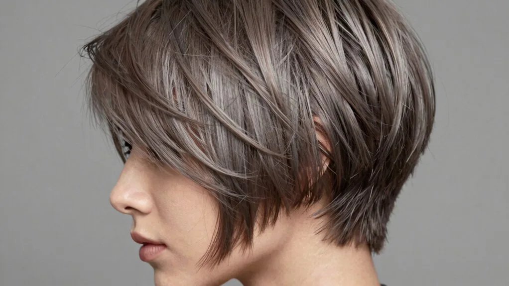 cool toned ash brown elegance