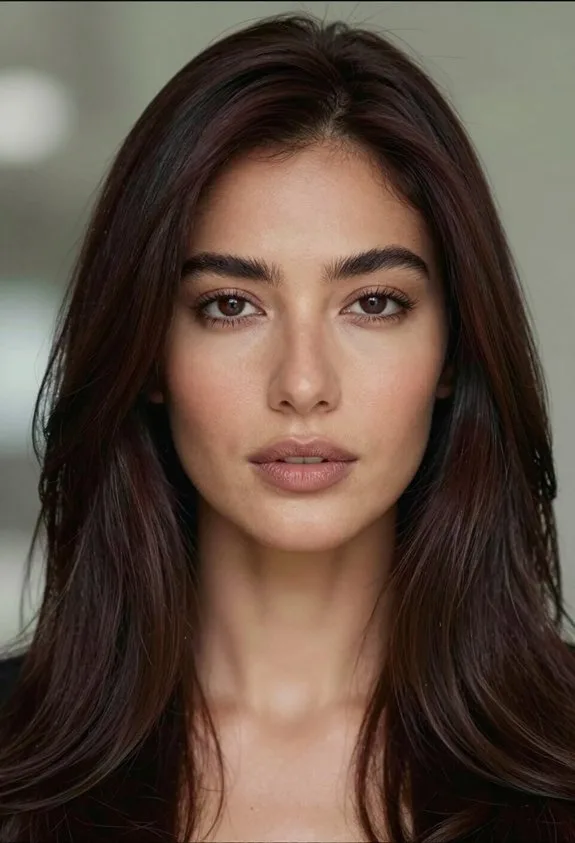 cool tones enhance olive skin