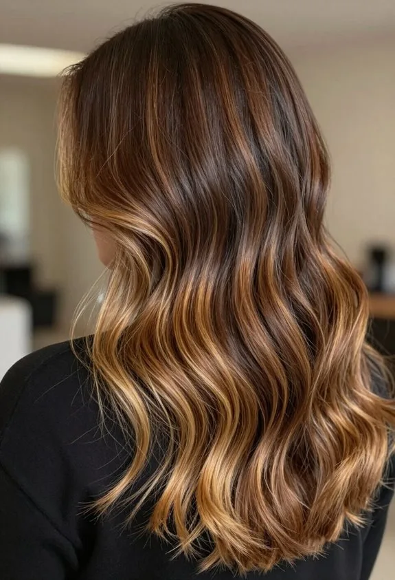 darker roots lighter accents