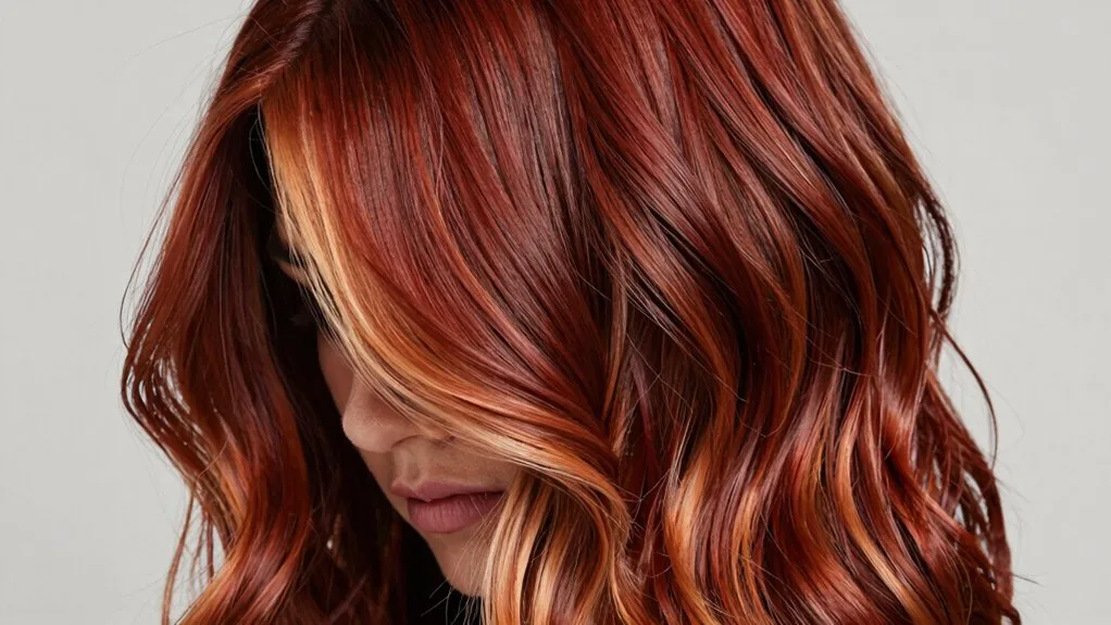 deep mahogany for warm undertones