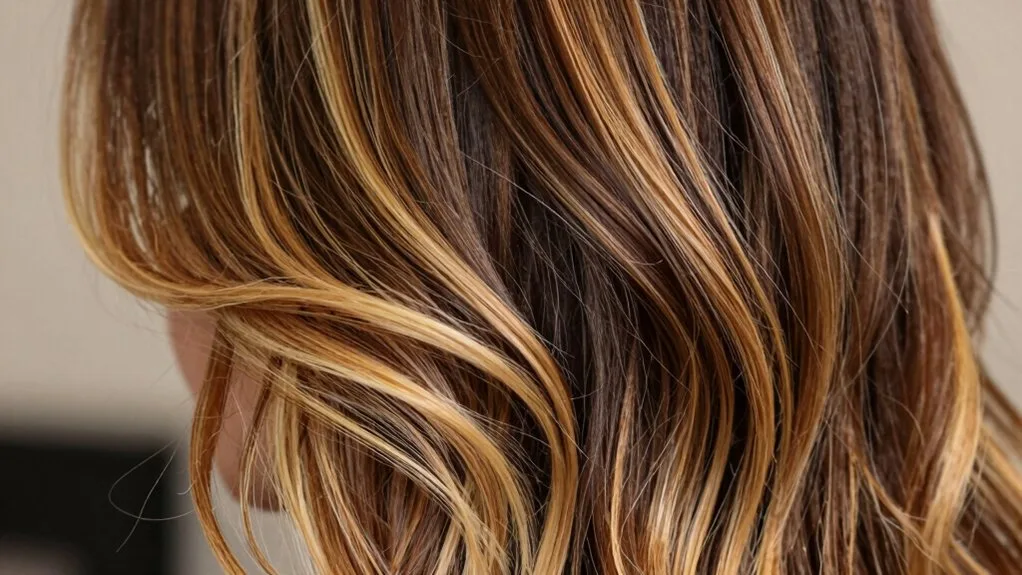 delicate dimensional hair highlights