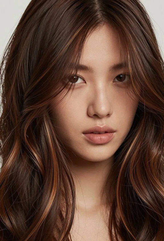 delicate natural looking highlights