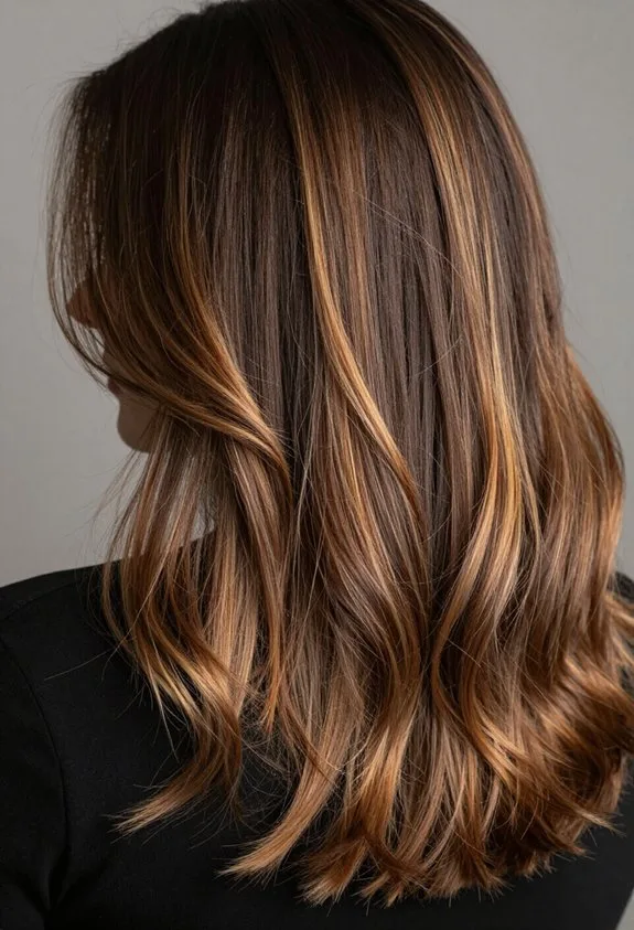 delicate sun kissed highlights technique