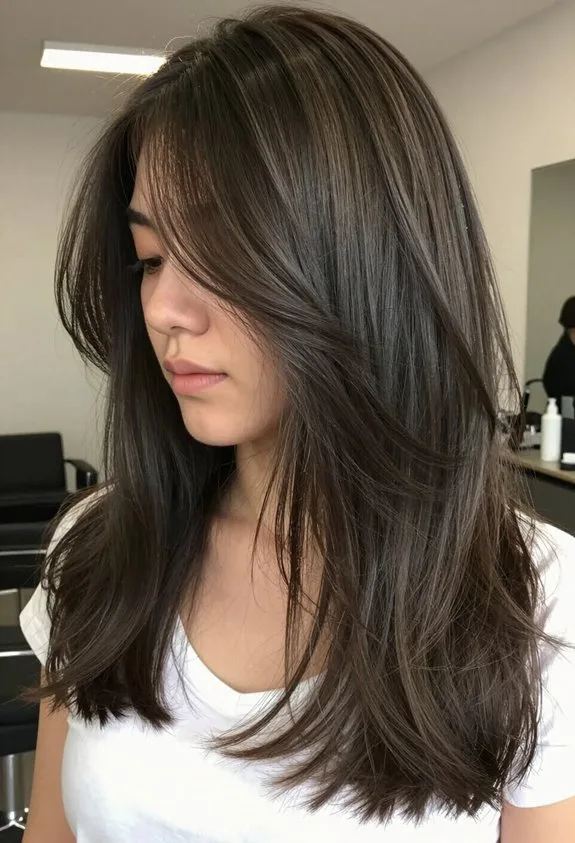 dimensional ash brown lowlights