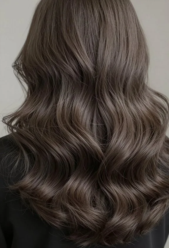 dimensional ash brown waves
