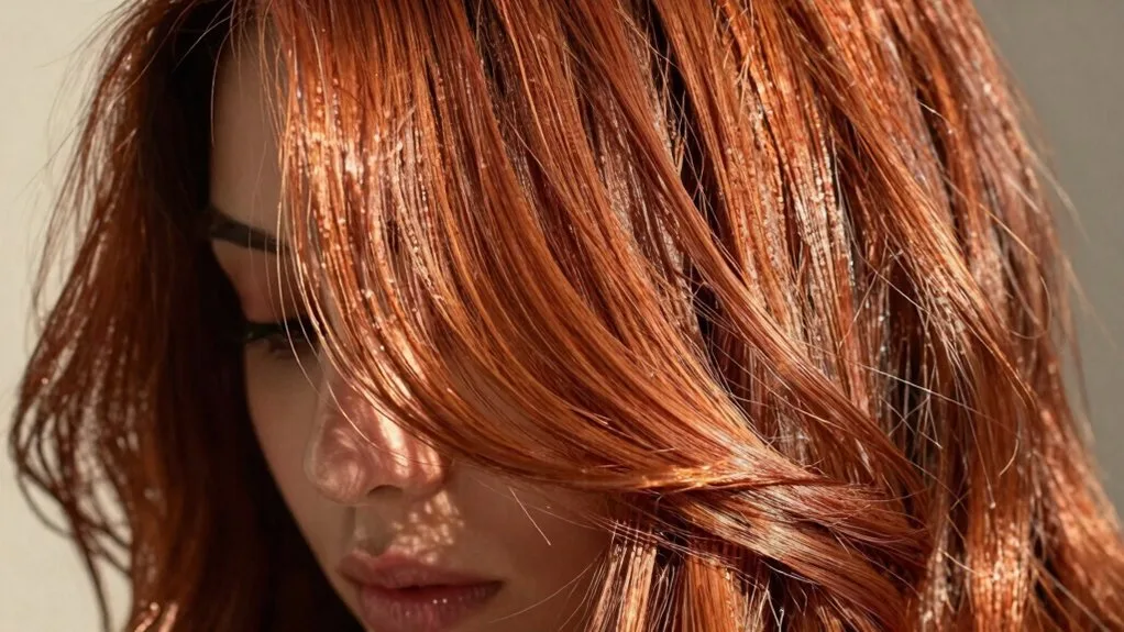 dimensional auburn copper highlights