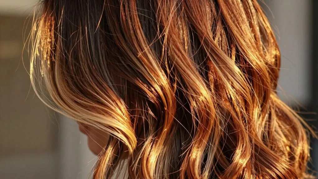 dimensional butter blonde babylights