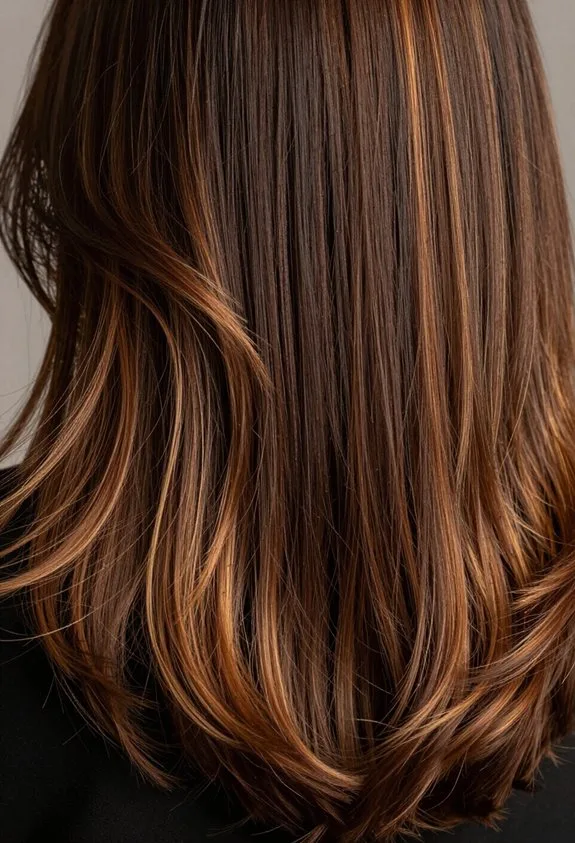 dimensional caramel highlights technique