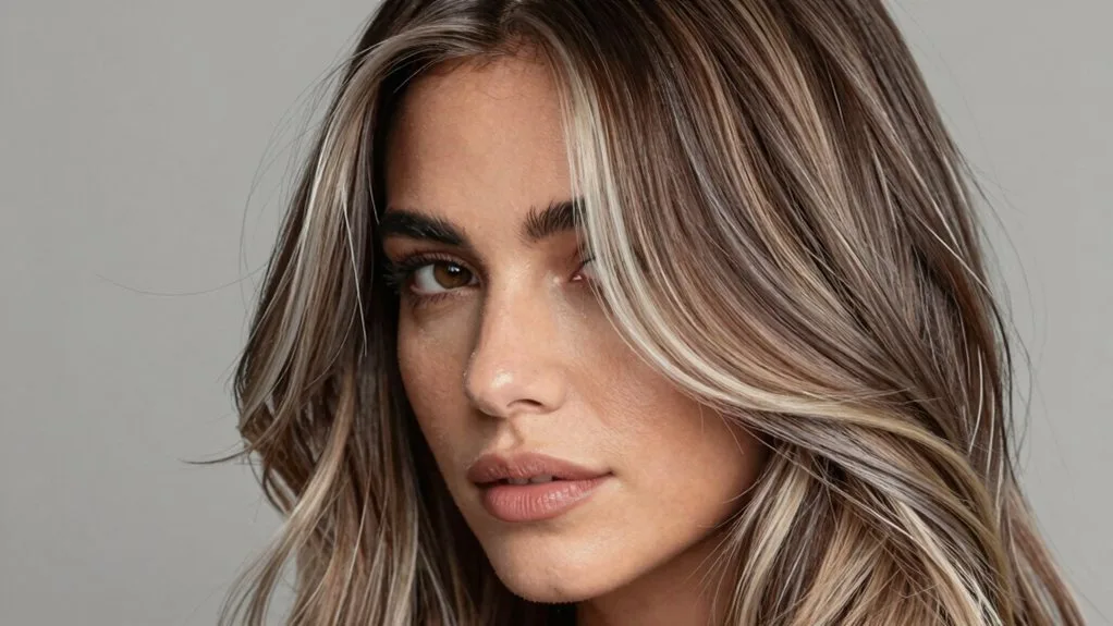 dimensional face framing highlights technique