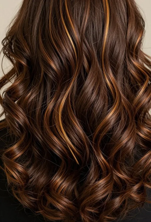 dimensional highlights for curls