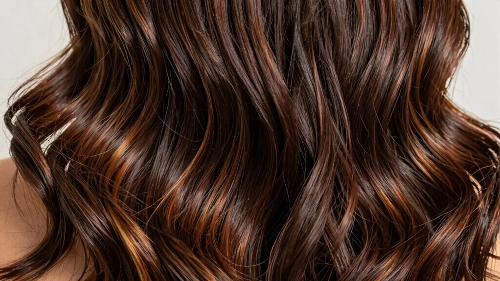 dimensional rich chocolate brunette