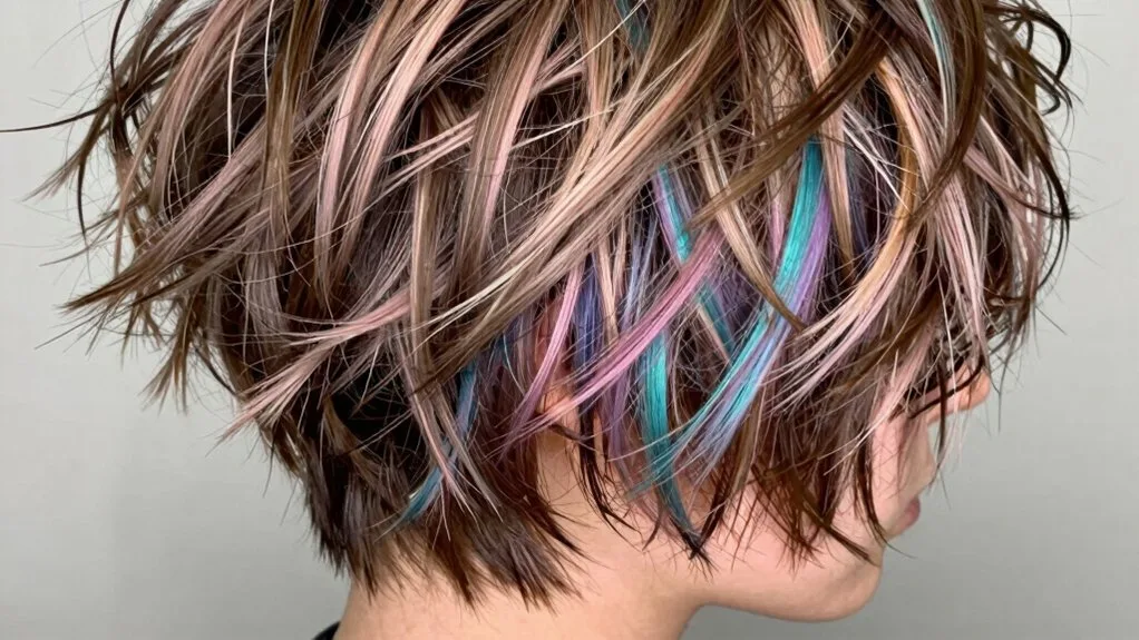 dynamic peekaboo color placement