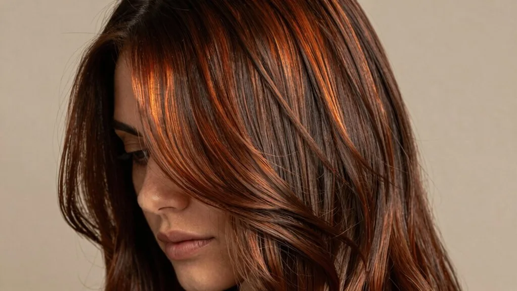 earthy rich mahogany brown