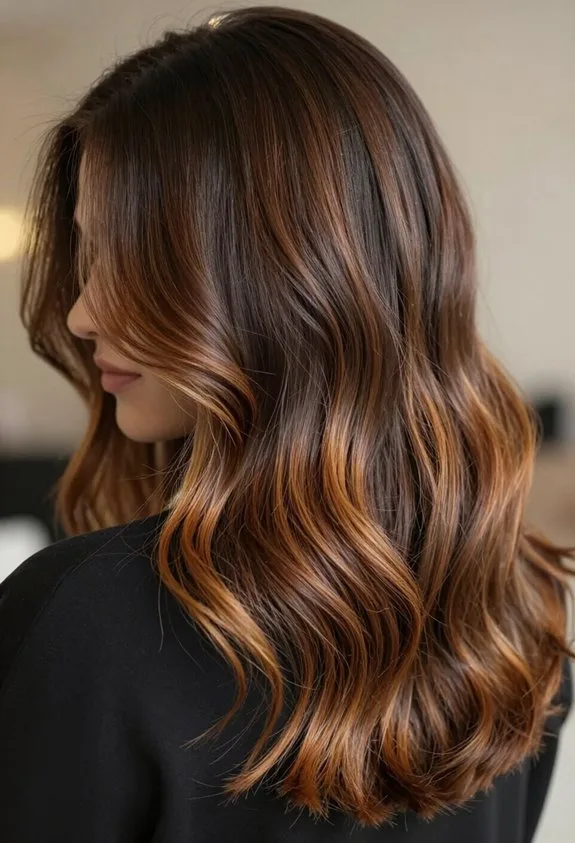 effortless natural looking brown fade