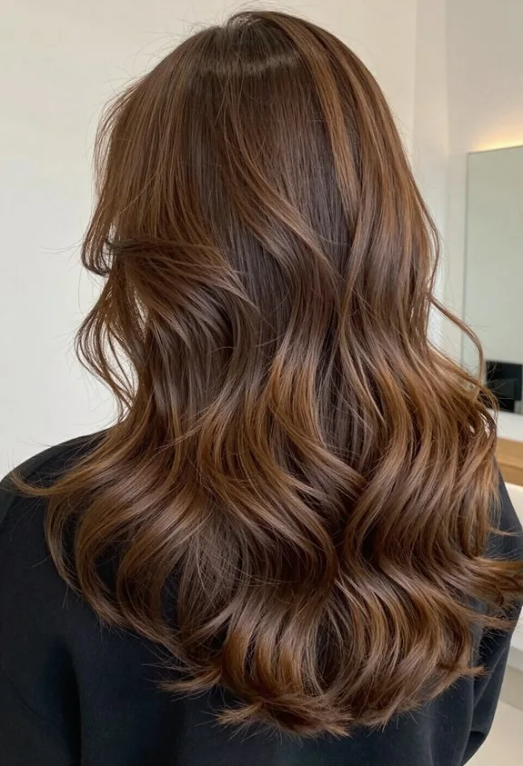 effortless tousled long hair