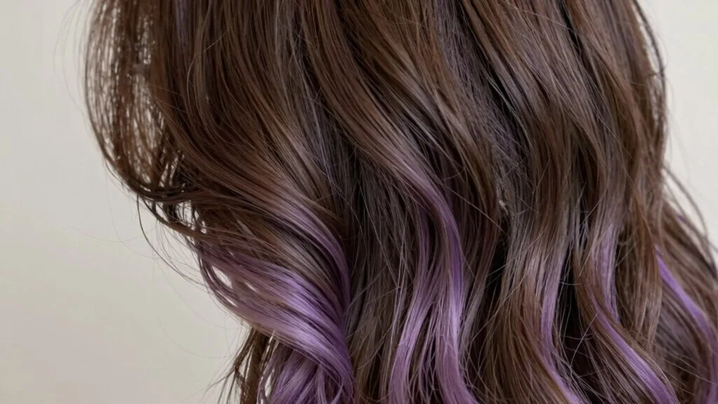 elegant subtle lavender tones