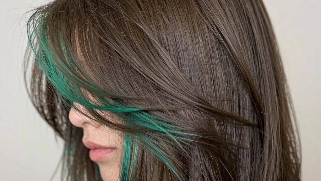 emerald peekaboo ash brown