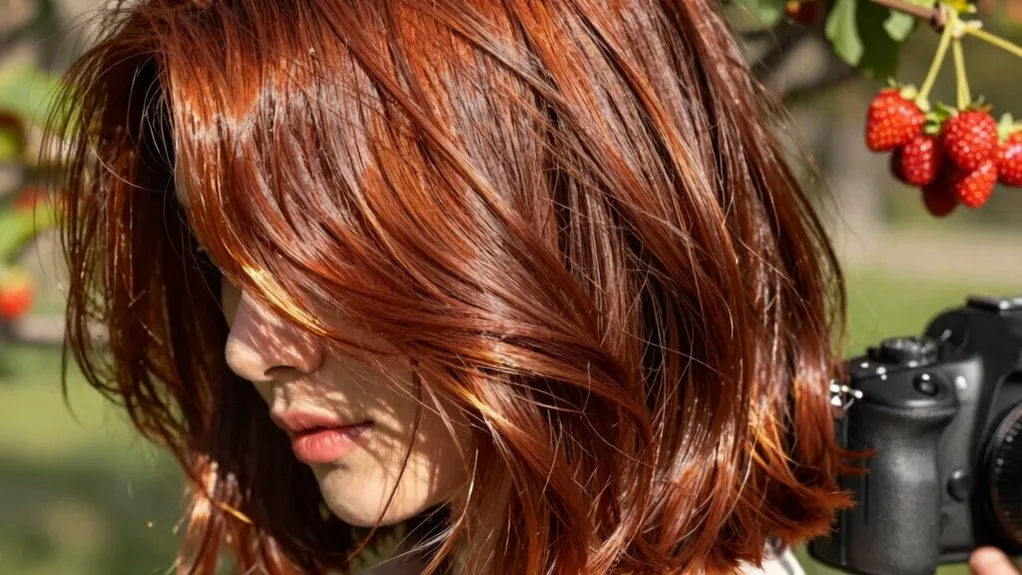 enchanting warm red brown tones