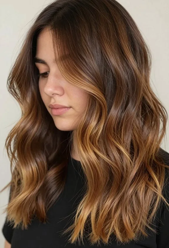 face framing balayage highlights technique
