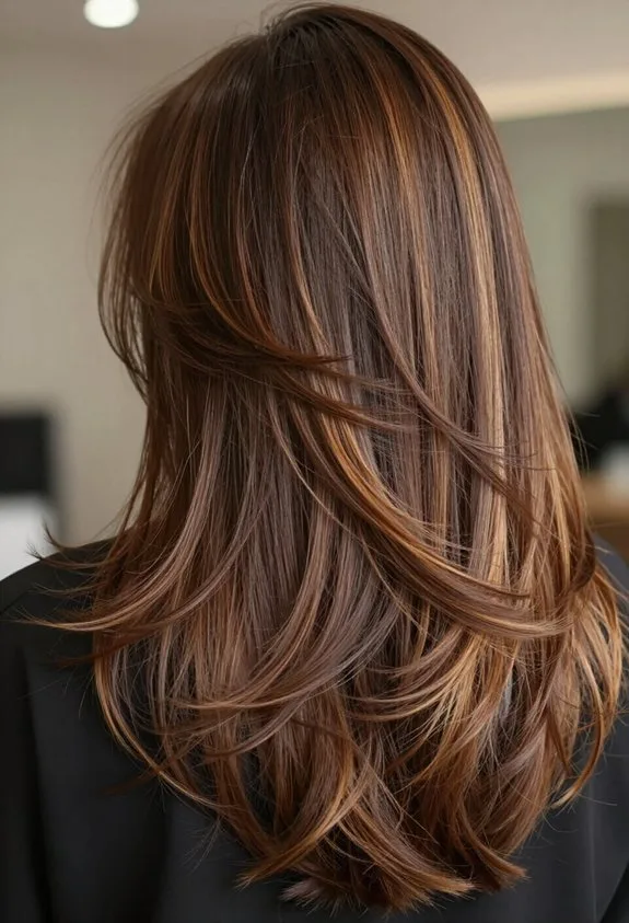 feathered layers enhance movement