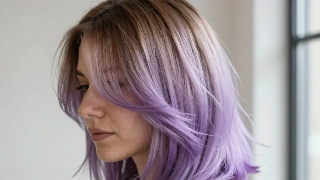 flexible low maintenance fading purple