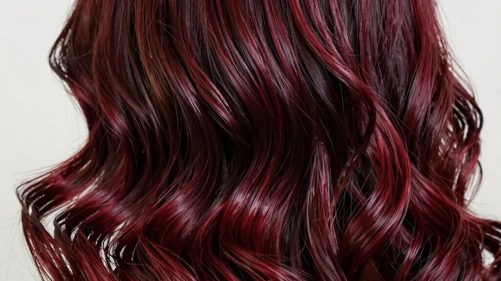 glossy cherry hair care