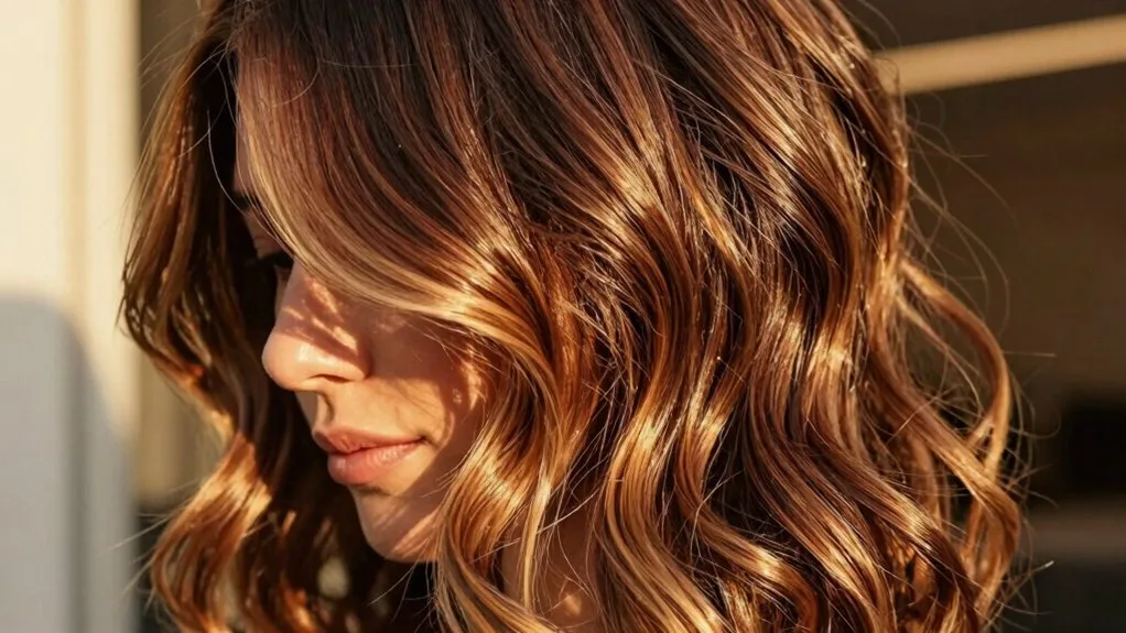 golden hour brunette shades