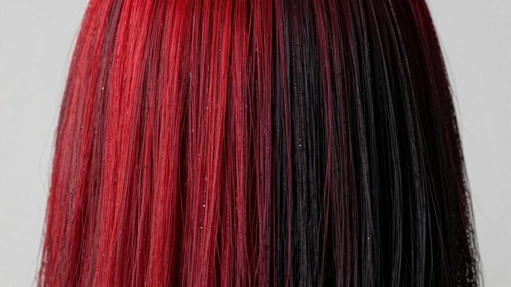 gradient red to black