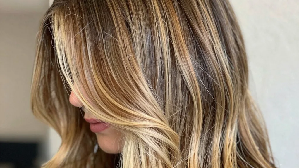 gradual blonde highlight transition