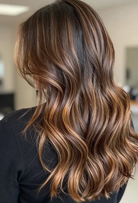 hidden colorful hair highlights