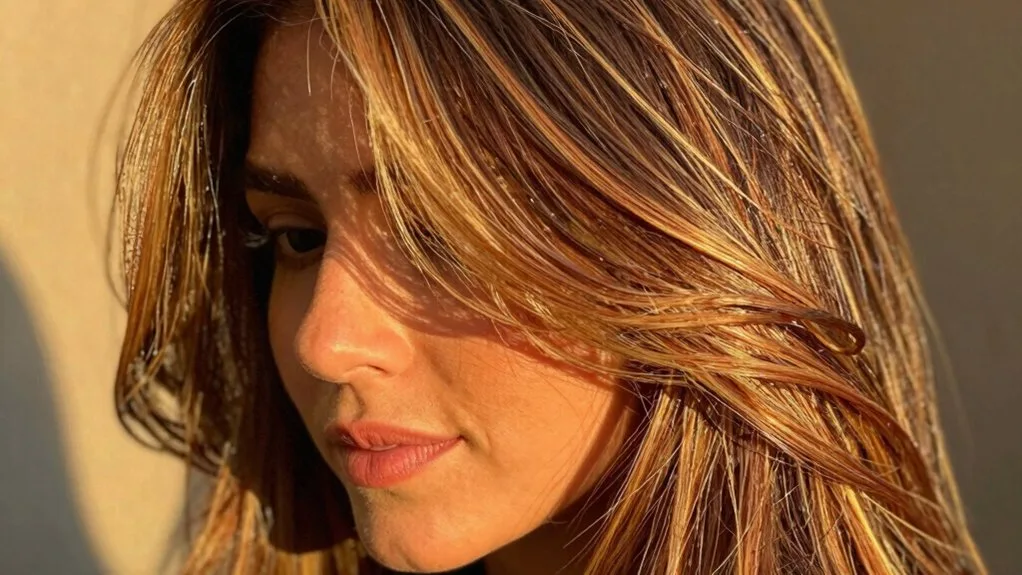 honey and caramel highlights