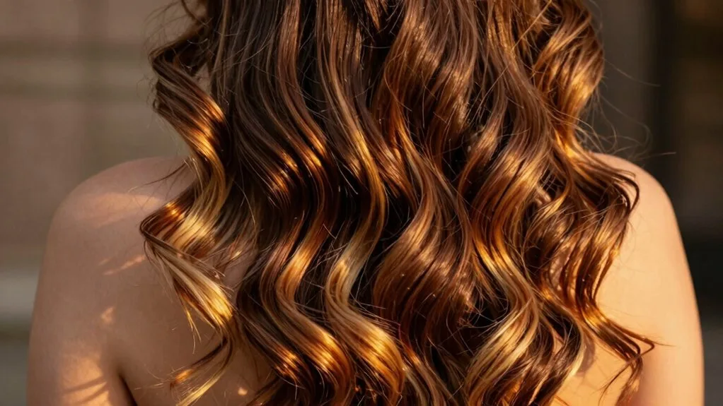 honey blonde balayage technique