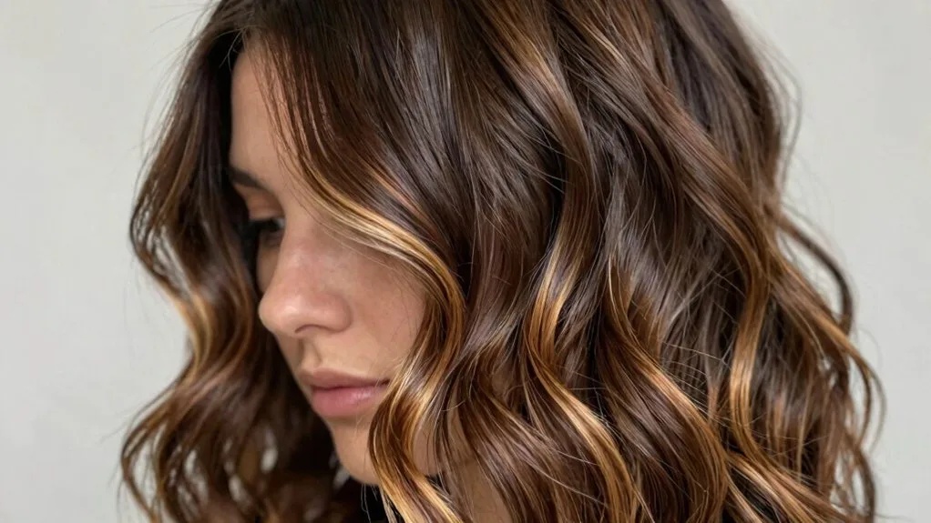 honey blonde lowlights technique