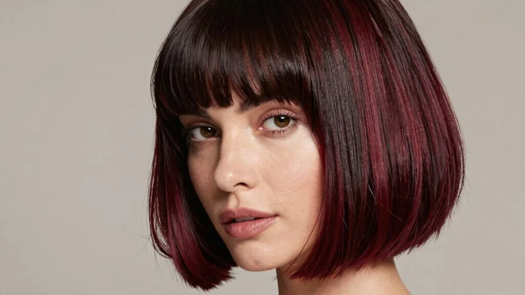 jewel toned burgundy hair techniques