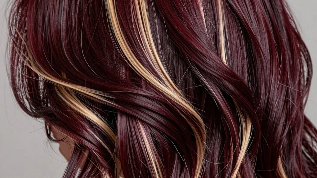 layered cherry cola highlights