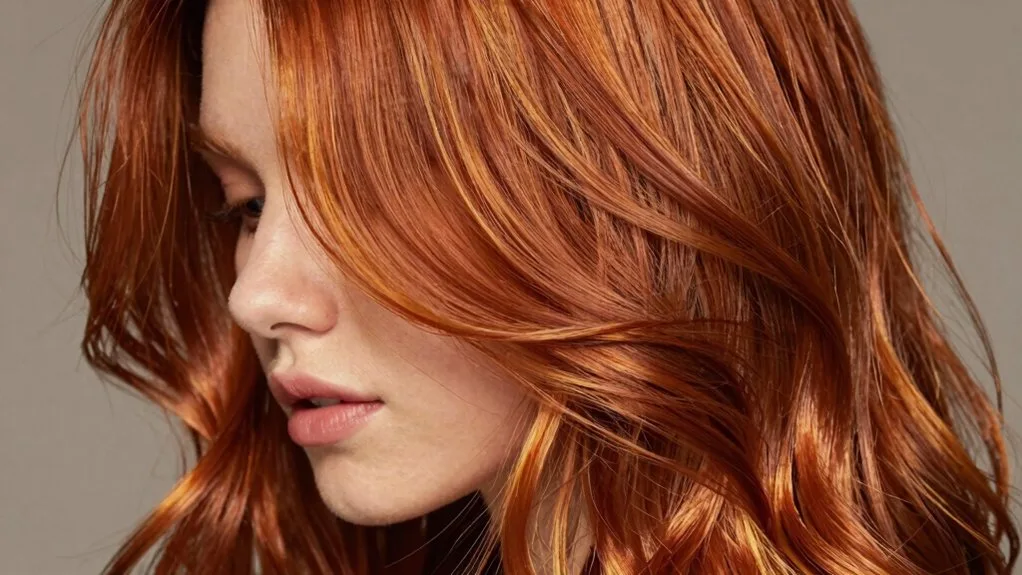 light auburn honey elegance