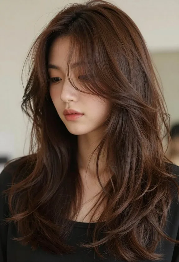 lightweight medium layered hairstyle