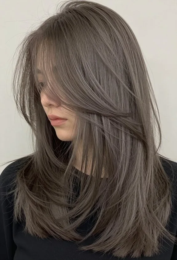 long ash brown layers