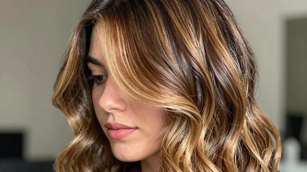 low maintenance blonde contrast technique