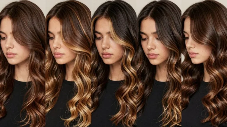 low maintenance brunette balayage ideas