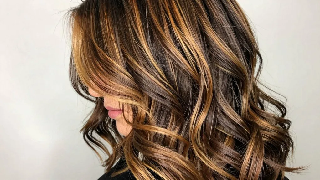 low maintenance rooted highlights