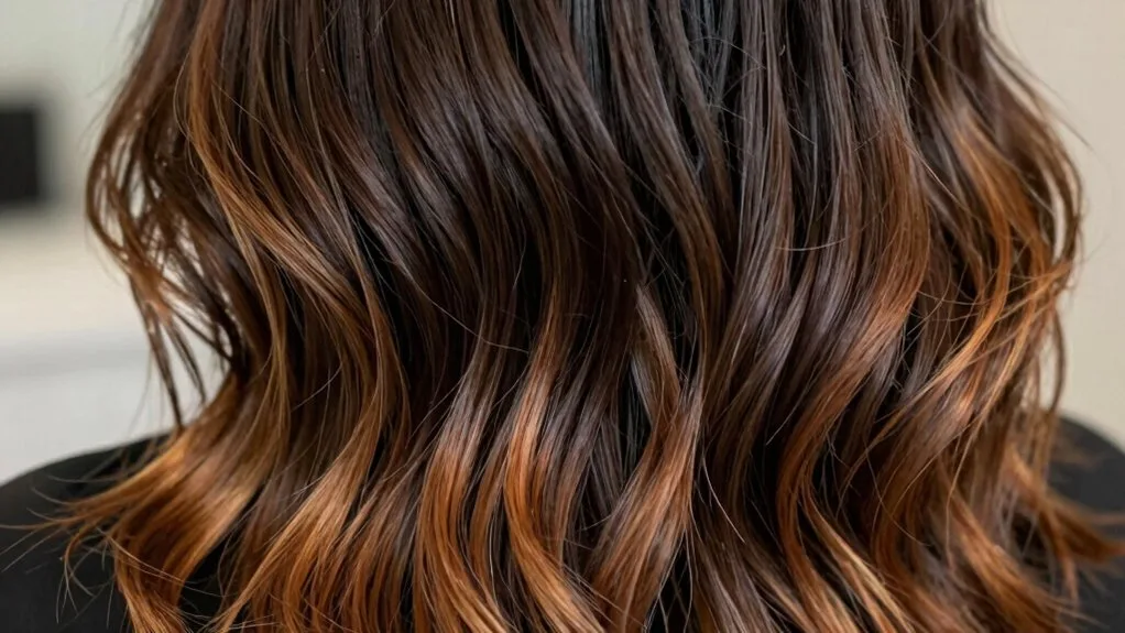 low maintenance shadow ombre technique