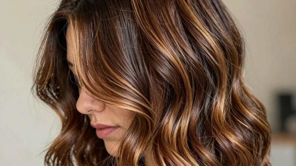 luminous honey brunette softness