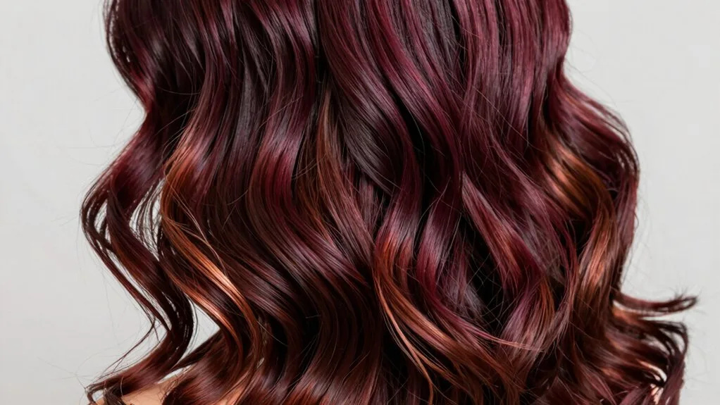 luxurious chocolate cherry color