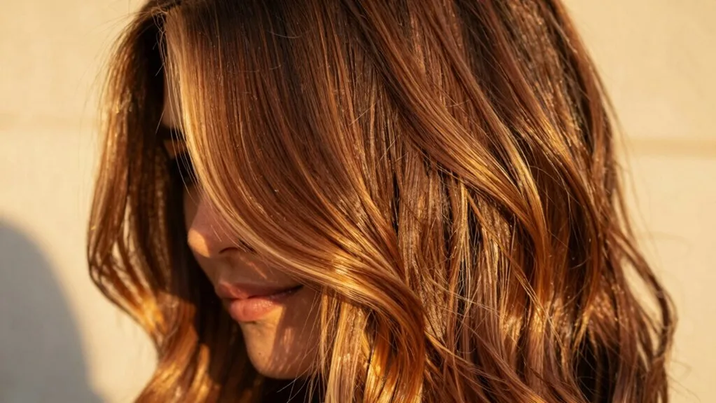 luxurious chocolate with highlights