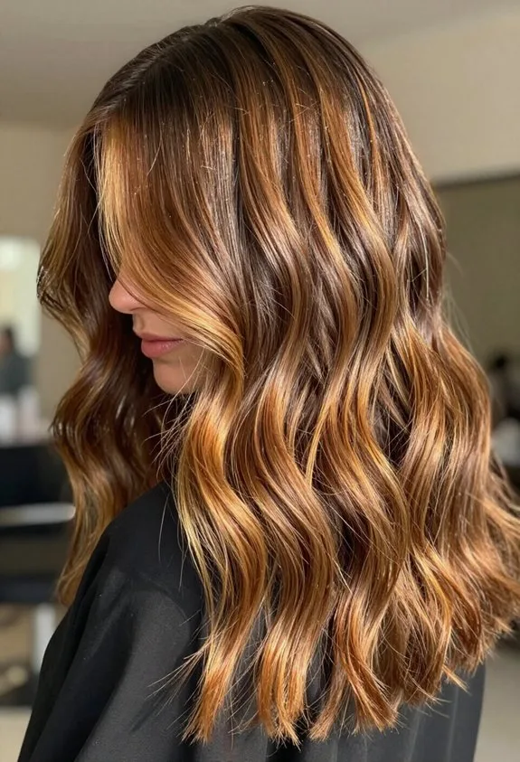 luxurious warm hair tones